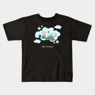 What's The Rush Cute Funny Turtle Kids T-Shirt